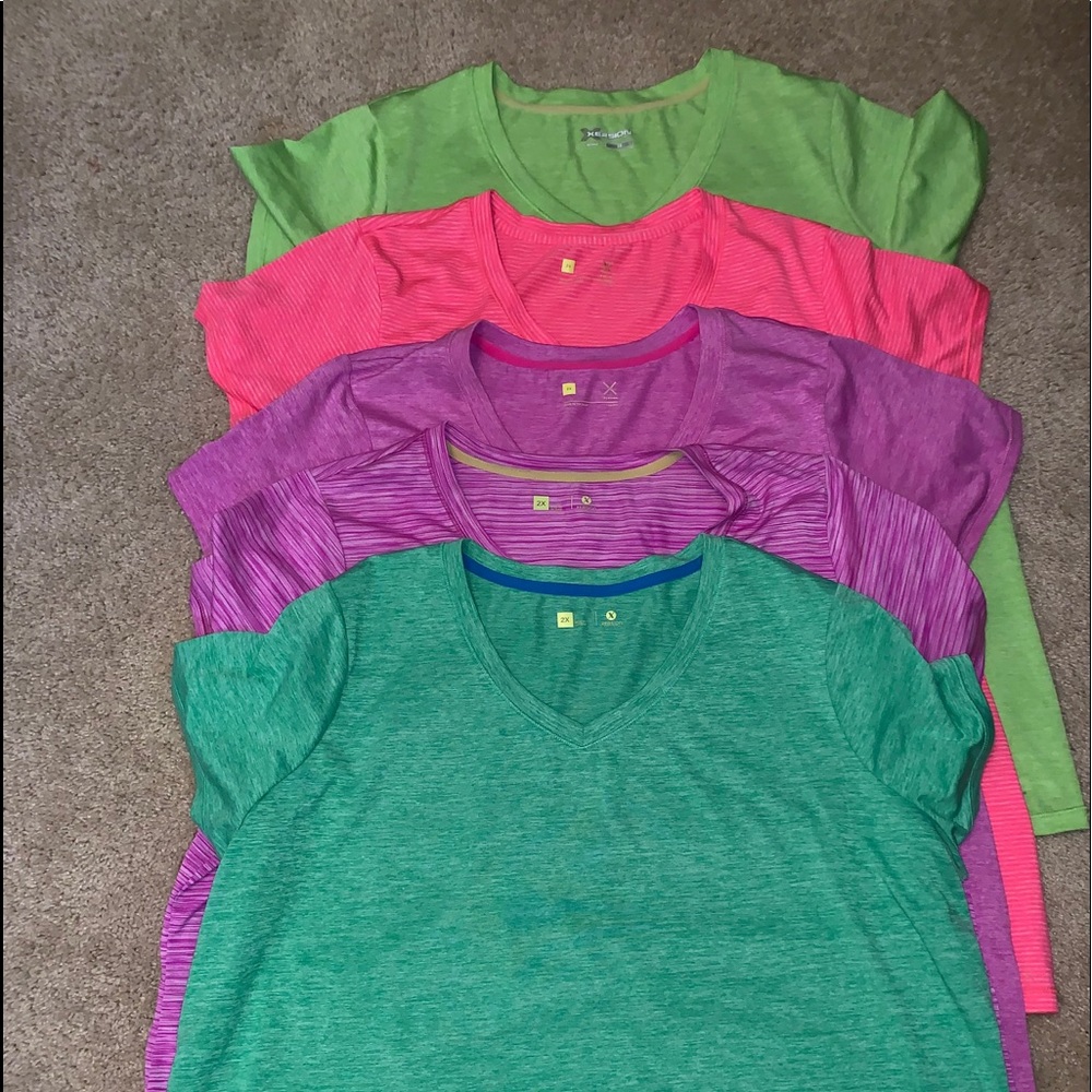Dry fit workout tees
